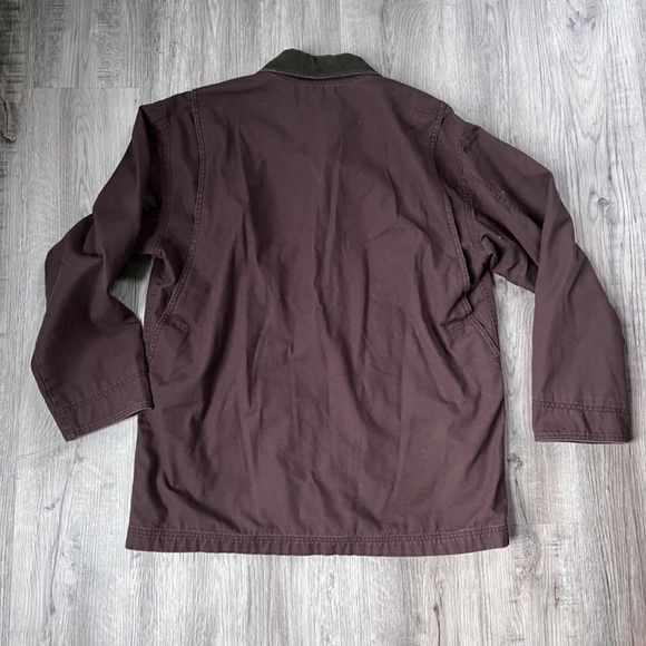 LL Bean Chore Barn Coat Jacket Men's L Plaid Flannel Lined Work Field cotton - Picture 15 of 15